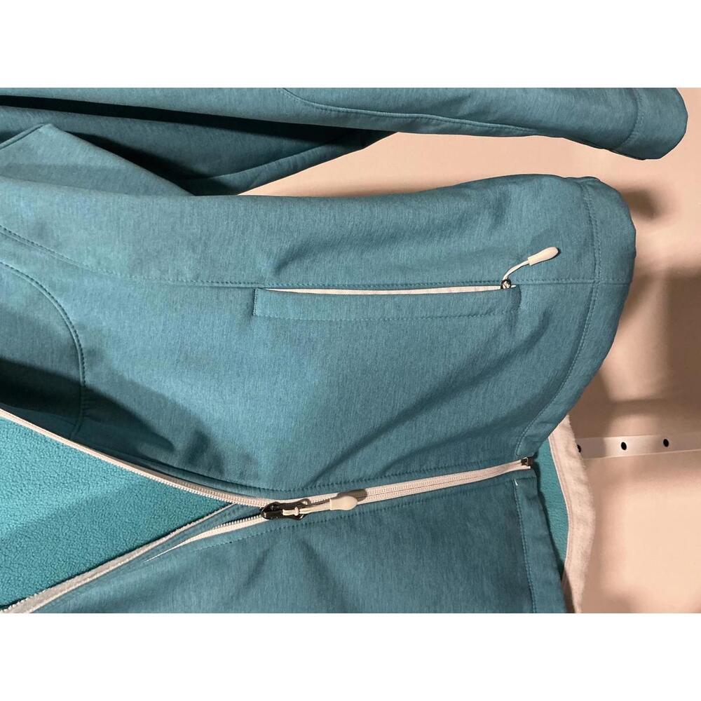 Kirkland Women's Hooded Jacket in Teal Blue, Medium - Picture 4 of 6